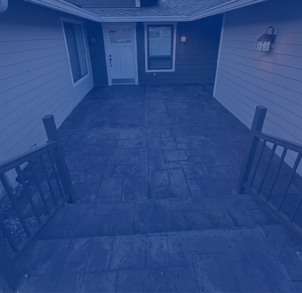 Driveway blue