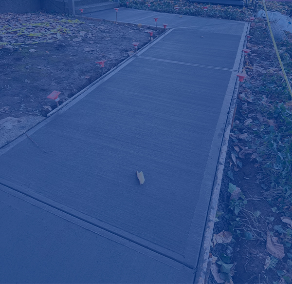 Sidewalk blue